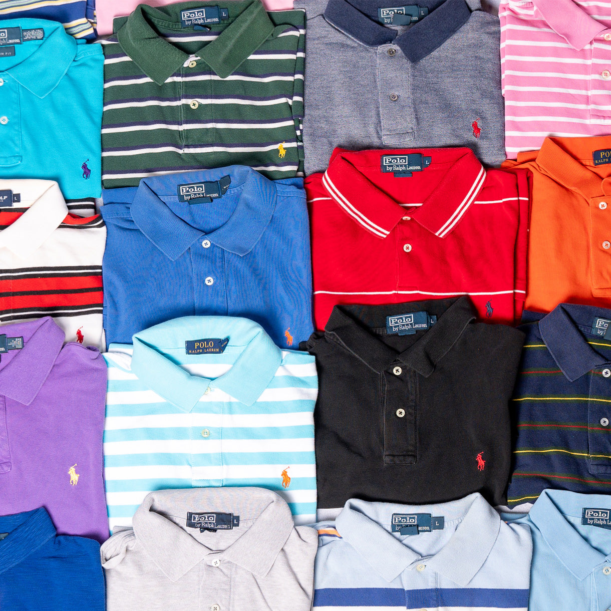 Wholesale Ralph Lauren 3 Button Polo Shirts – ThriftBundlez